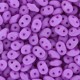 SuperDuo Beads 2.5x5mm Saturated Neon Violet